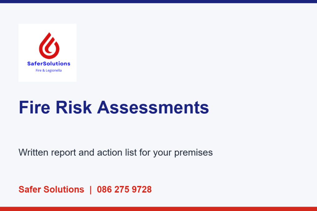 Safer Solutions fire risk assessments Ireland